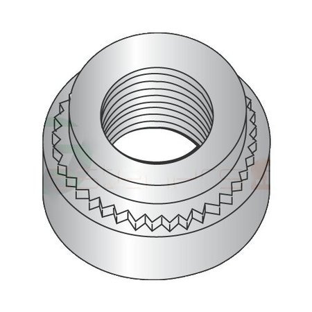 NEWPORT FASTENERS 4-40-2 Self Clinching Nuts/303 Stainless Steel/Shank Height: .054"/Sheet Thickness: .056" , 5000PK 832858